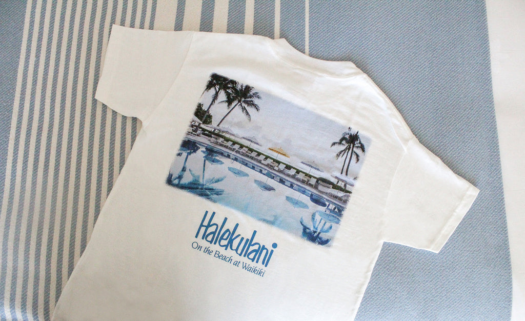 Halekulani Children's Cotton T-Shirt with Photo