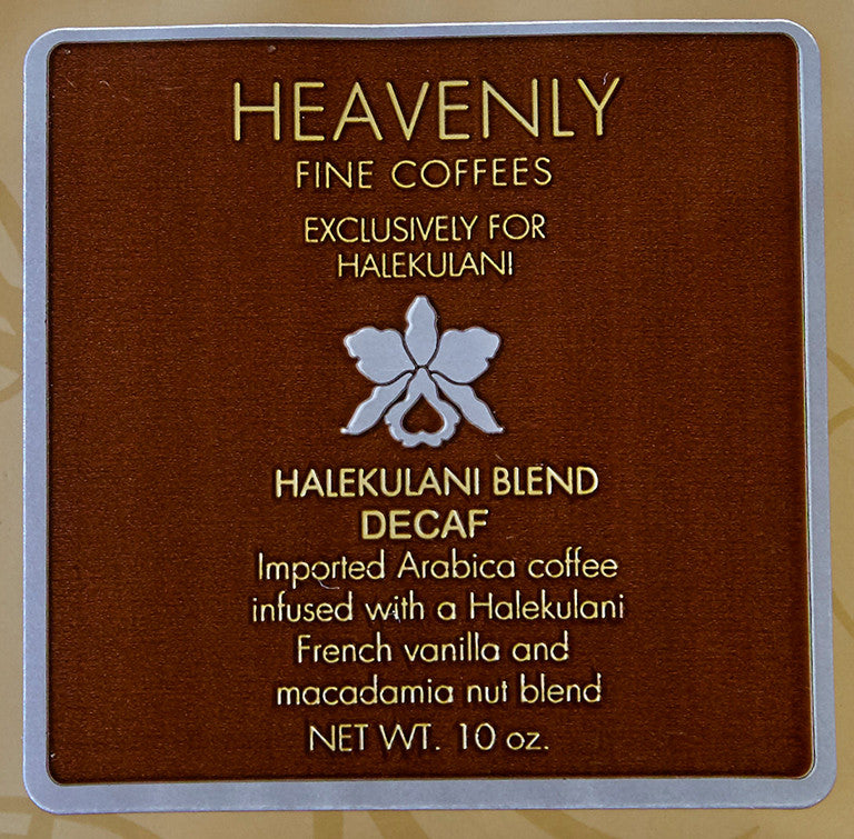 Halekulani Heavenly Fine Coffees Decaf