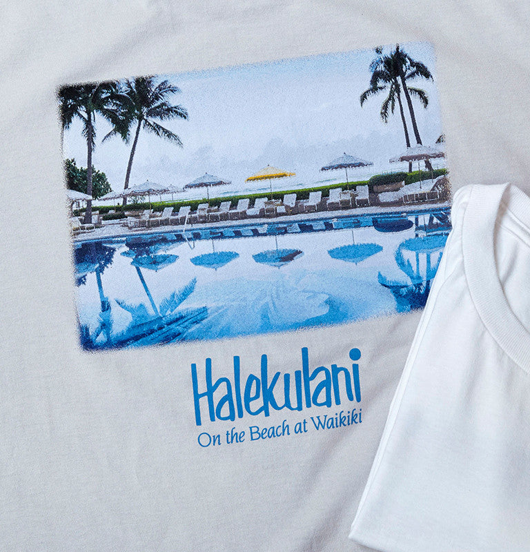 Halekulani White Logo T-shirt